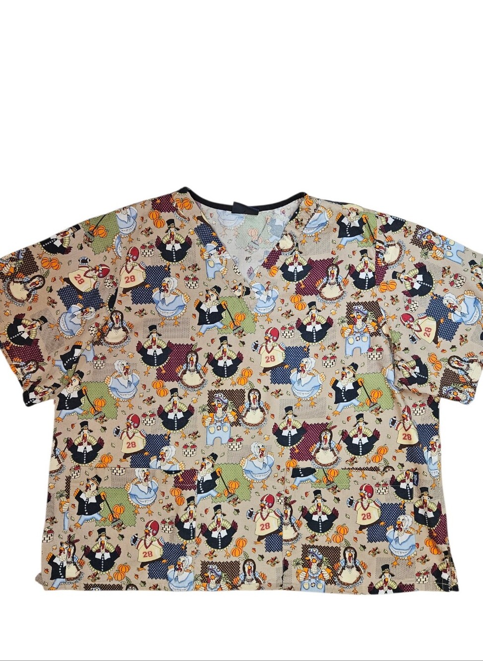 Turkeys Scrub Top